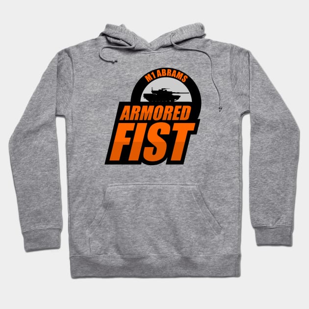 M1 Abrams Armored Fist Hoodie by Firemission45